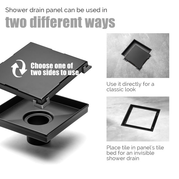 HEATGENE TileIn Shower Drain Wayfair